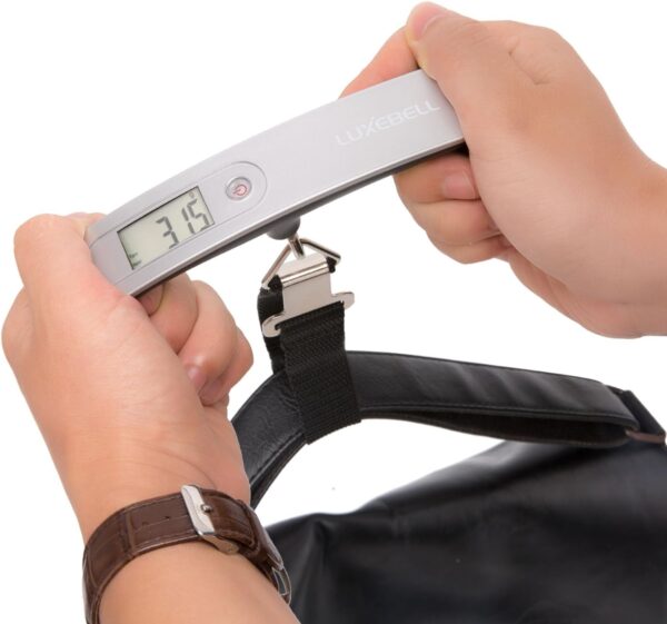Digital Luggage Scale Vacation Travel Essentials Accessories Gifts for Traveler Portable Suitcase Handheld Weight Scale 110 lbs Hanging Baggage Travel Must Haves - Image 9
